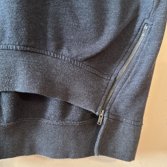 2/$18 Mossimo Grey Long Hoodie Sweater Dress Tunic Size XS - Picture 10 of 16